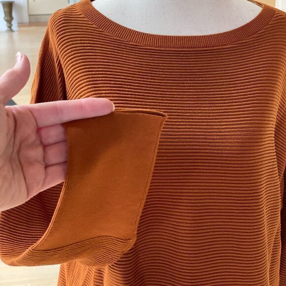 LAFAYETTE 148 rust pullover knit top NWT - Picture 2 of 7
